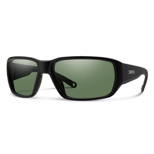Smith - Hookset - Matte Black; ChromaPop Polarized Gray Green