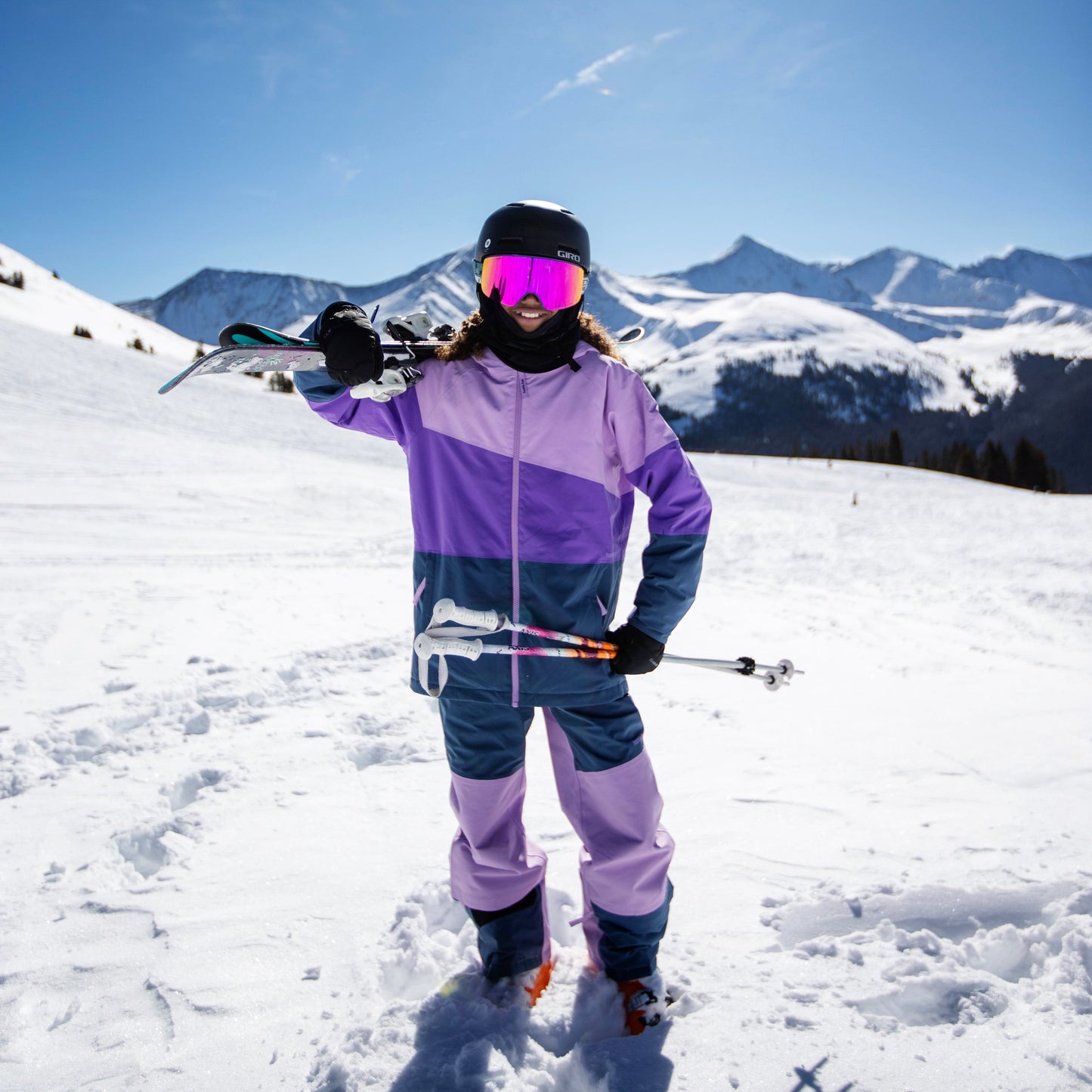 Kids Spruce Insulated Jacket - Lavender/Grape/Sea Blue