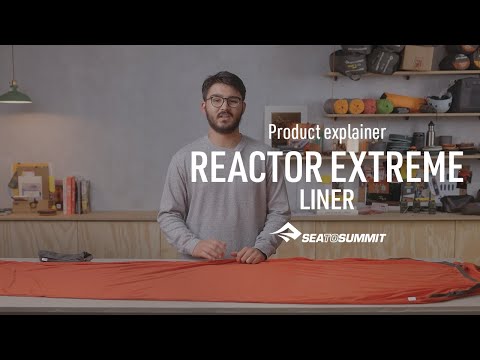 Sea to Summit - Reactor Extreme Mummy Liner - Spicy Orange