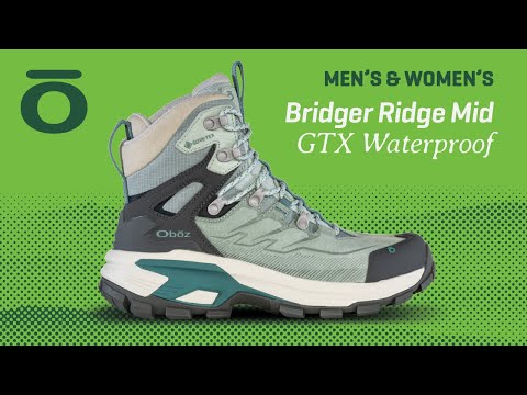 Oboz - Bridger Ridge Mid GTX - Gunmetal Black