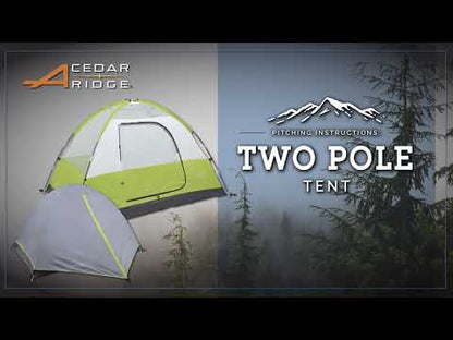 Cedar Ridge - Aspen 4 Tent - Gray Citrus - Gray Citrus