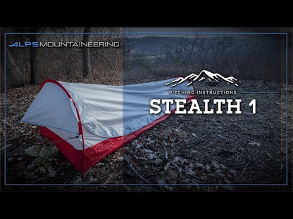 Alps Mountaineering - Stealth 1 Bivy Tent - Cranberry Ash - Cranberry Ash