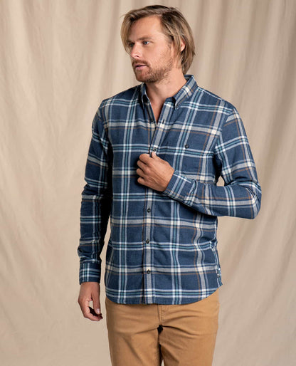 Toad and Co - Airsmyth Long Sleeve Shirt - Black Mid Scale Multi