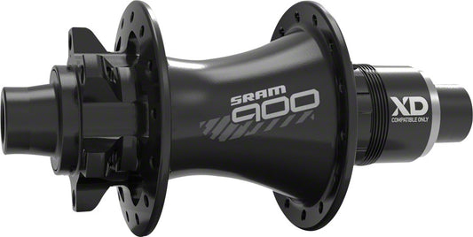 SRAM - 900 Rear Hub - QR x 135mm/12 x 142mm, 6-Bolt, XDR, Black, 28H