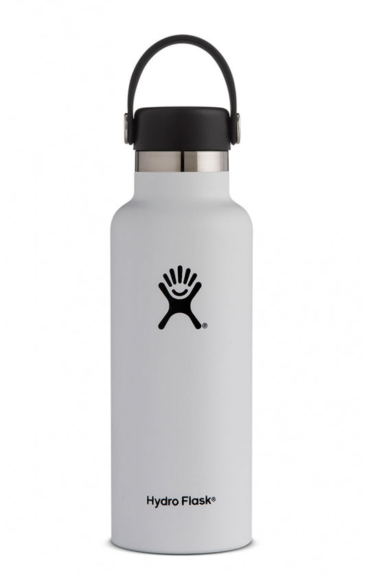 Hydro Flask - 18oz Standard Mouth Flex Cap - White