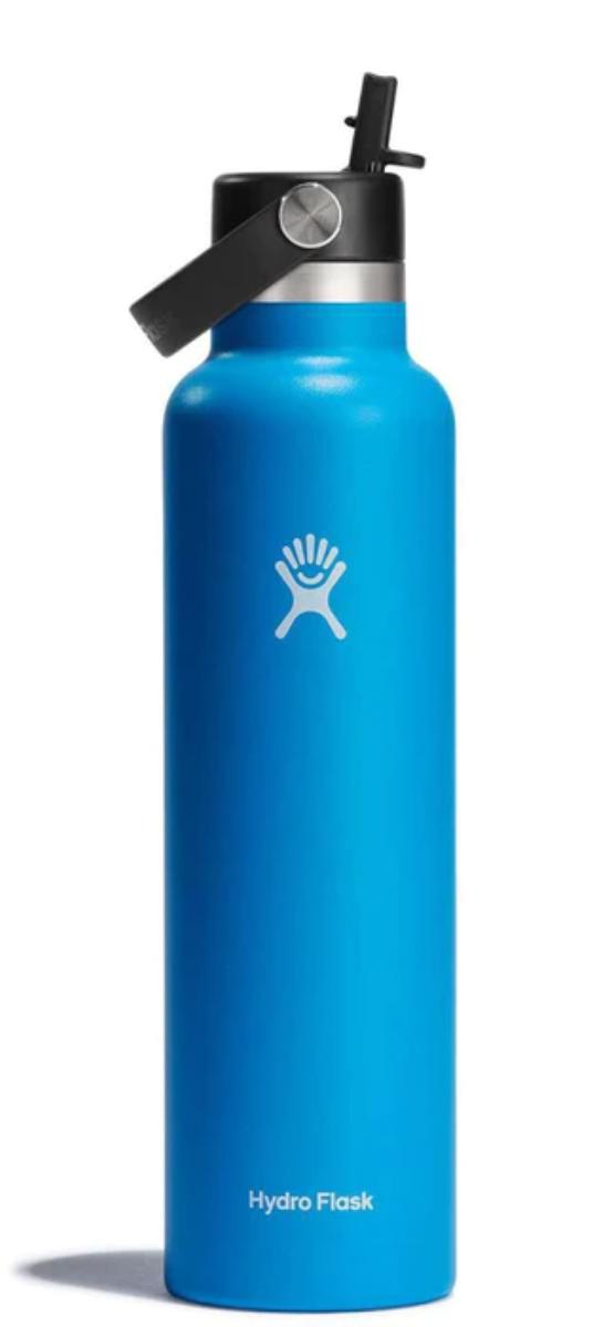 Hydro Flask - 24oz Standard Mouth Flex Straw Cap - Indigo
