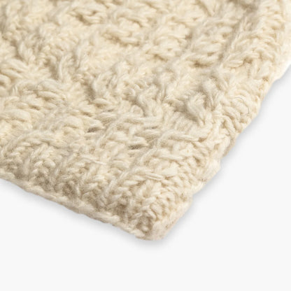 Turtle Fur - Nepal Handmade Wool Mika - White