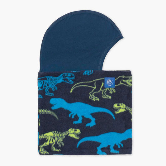 Turtle Fur - Kids Playful Prints Fleece Shellaclava - Rex