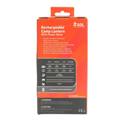 AMK - SOL Camp Lantern Recharge With Power Bank
