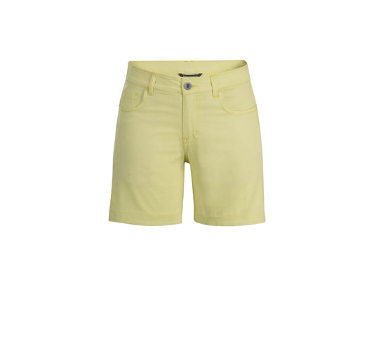 Black Diamond - Women's Stretch Font Shorts - Lemon