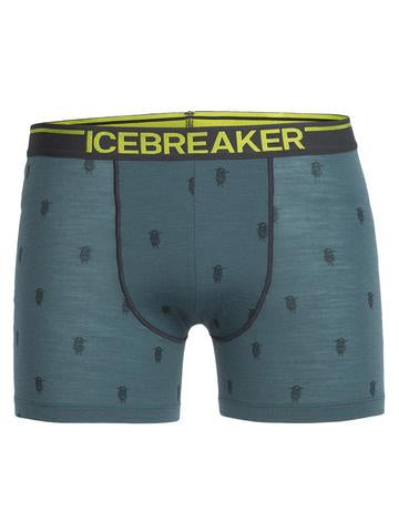 Icebreaker - Anatomica Boxers with Fly - Black/Monsoon