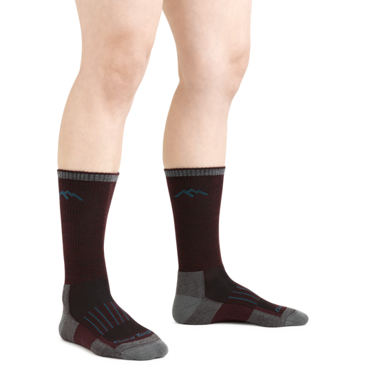 Darn Tough - Women's Hunter Boot Lightweight With Cushion - Burgundy