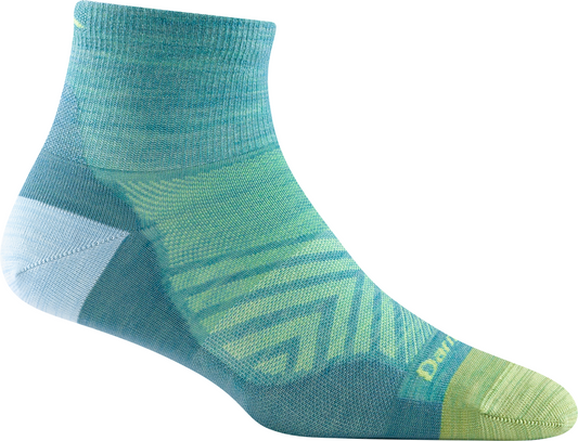 Darn Tough - Run 1/4 Ultra Lightweight Sock - Women's - Aqua