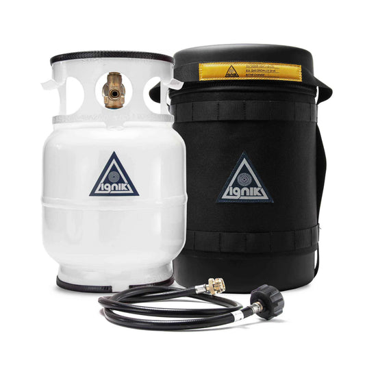 Ignik - Gas Growler Deluxe Black Edition - Black
