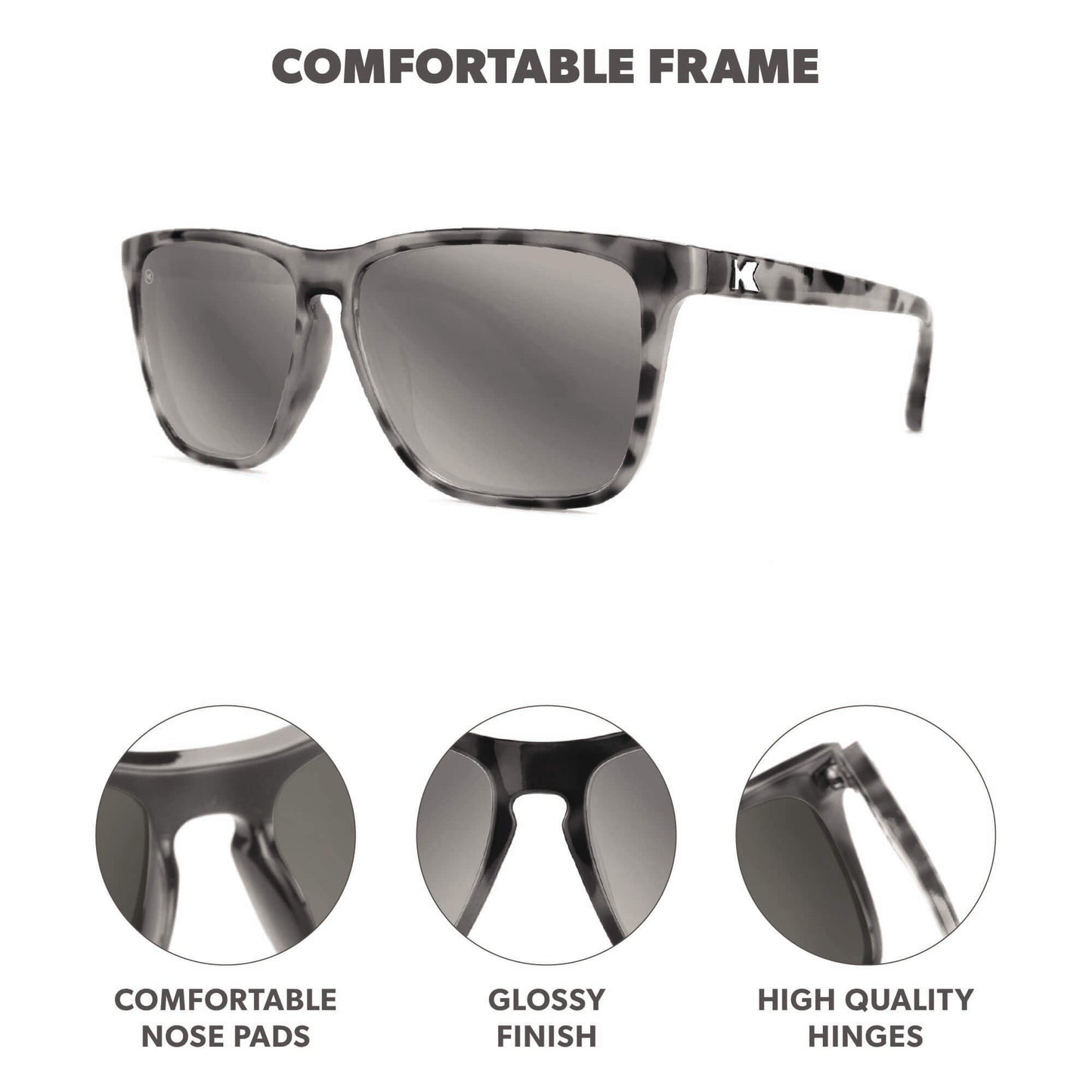 Granite Tortoise Shell / Silver Smoke Fast Lanes