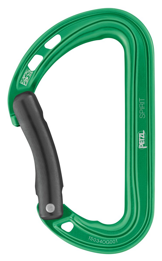 Petzl - Spirit Bent Gate Carabiner - Green