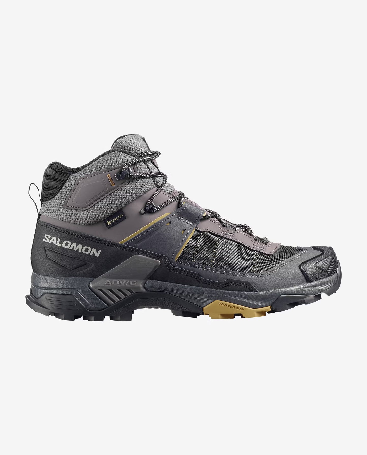 Salomon - X Ultra 5 Mid GTX M - Dark Gull Gray/Asphalt/Willow