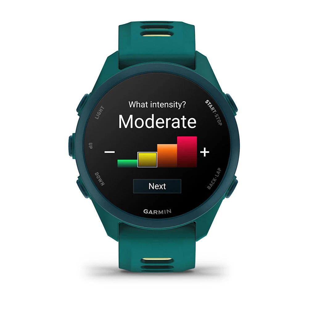 Garmin - Forerunner 170 Music - Teal Green/ Citron
