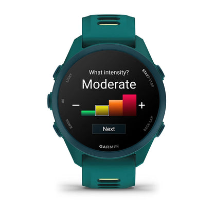 Garmin - Forerunner 170 Music - Teal Green/ Citron