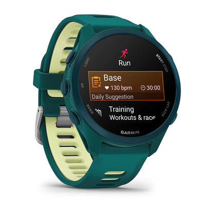 Garmin - Forerunner 170 Music - Teal Green/ Citron