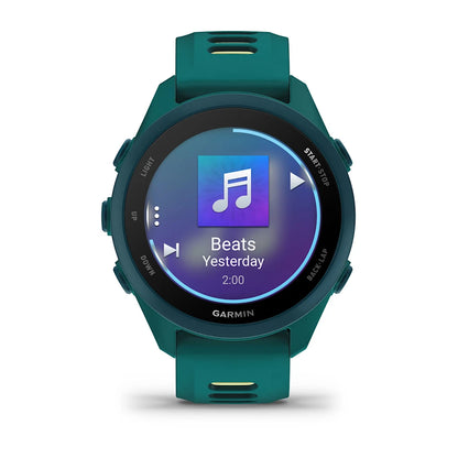 Garmin - Forerunner 170 Music - Teal Green/ Citron