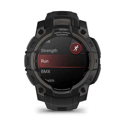 Garmin - Instinct 3 - 45mm Solar - Black/Black
