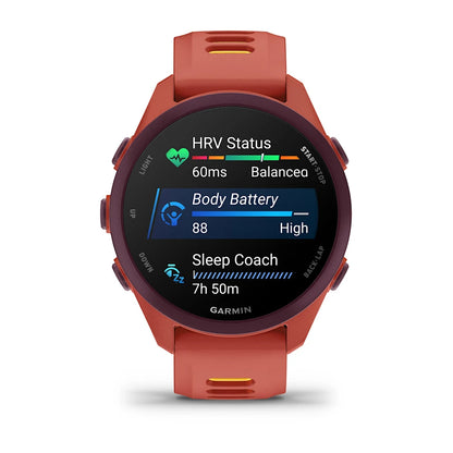 Garmin - Forerunner 170 Music - Red Pink/ Mango