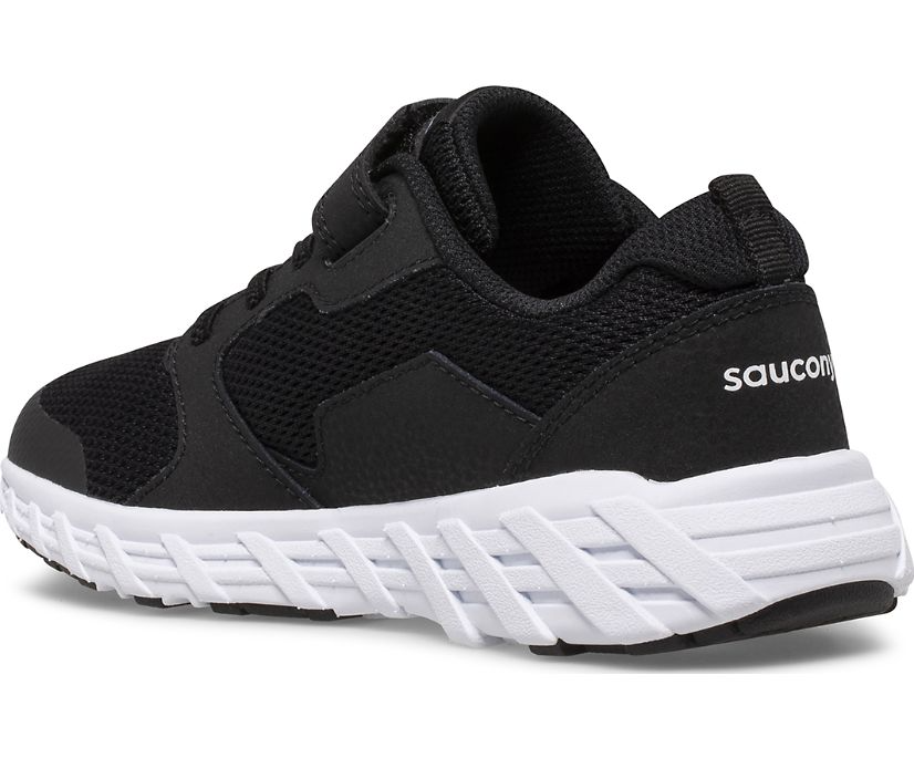 Saucony - Wind A/C 2.0 - Big Kids' - Black/White