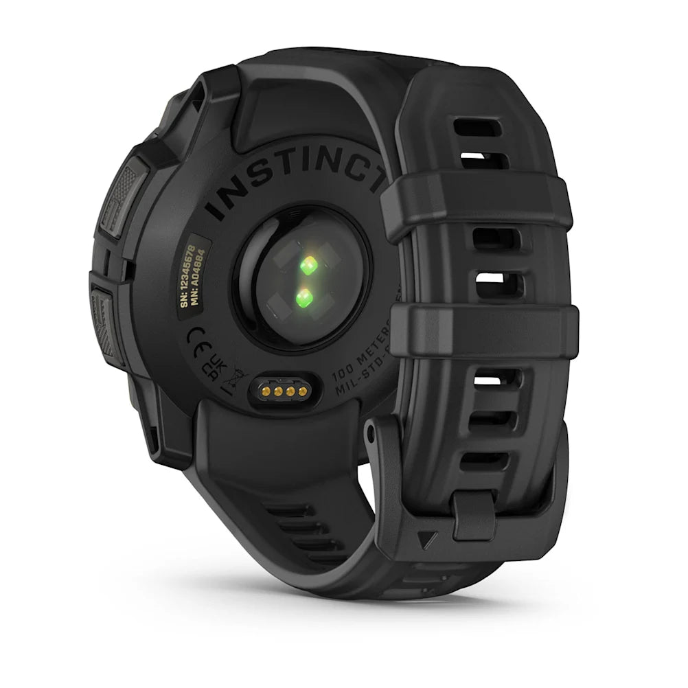 Garmin - Instinct 3 - 45mm Solar - Black/Black