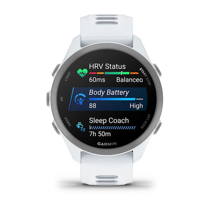 Garmin - Forerunner 170 Music - Whitestone/ Cloud Blue