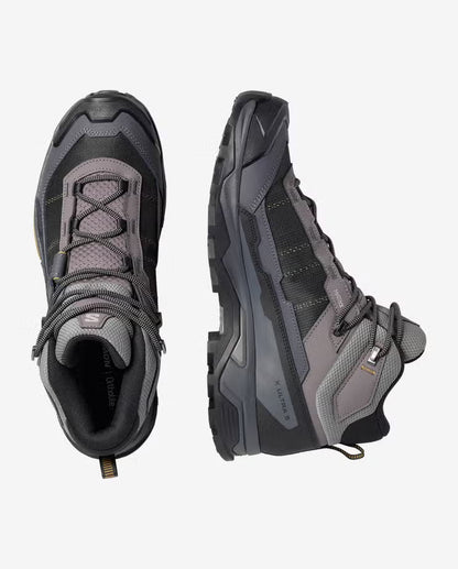 Salomon - X Ultra 5 Mid GTX M - Dark Gull Gray/Asphalt/Willow