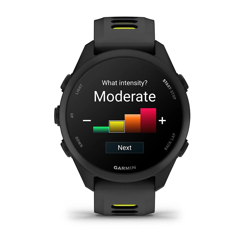Garmin - Forerunner 170 Music - Black/ Amp Yellow