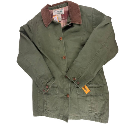 LL Bean Barn Coat Wmn LG REG Green