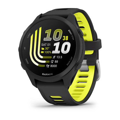 Garmin - Forerunner 170 Music - Black/ Amp Yellow
