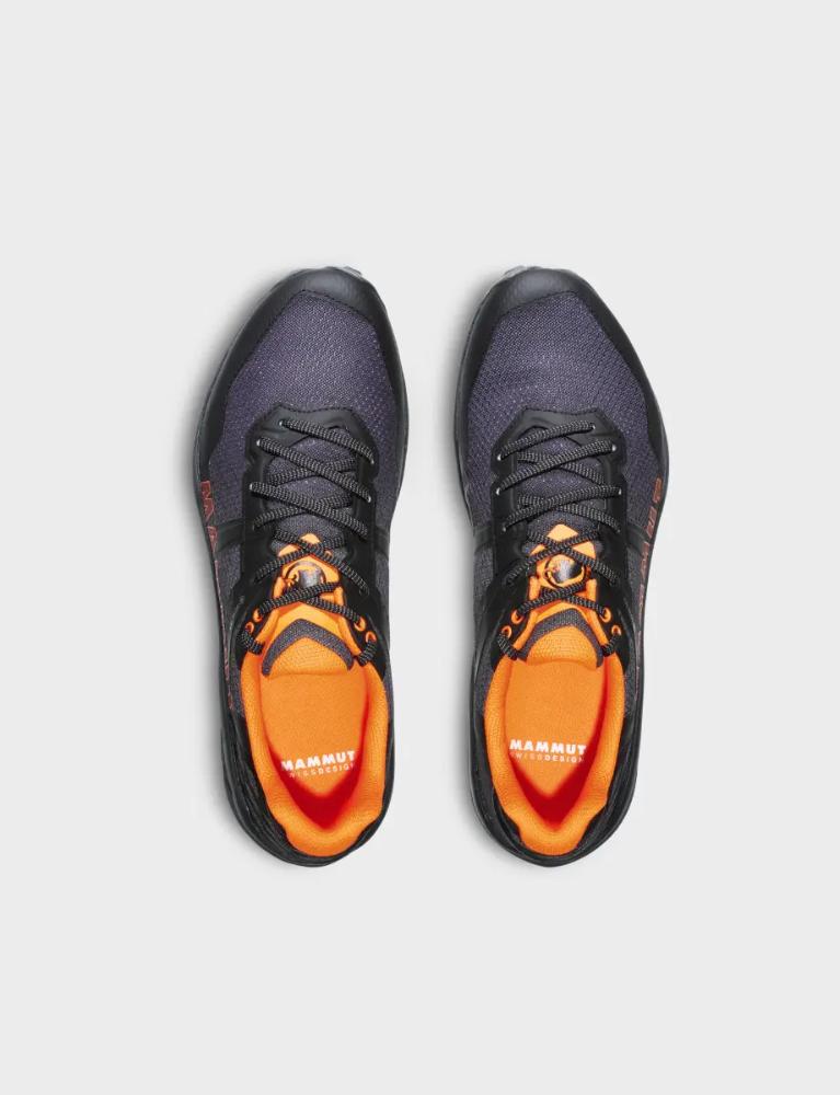 Mammut - Sertig II Low GTX - Men's - Black-Vibrant Orange