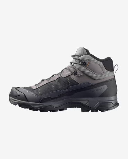 Salomon - X Ultra 5 Mid GTX M - Dark Gull Gray/Asphalt/Willow