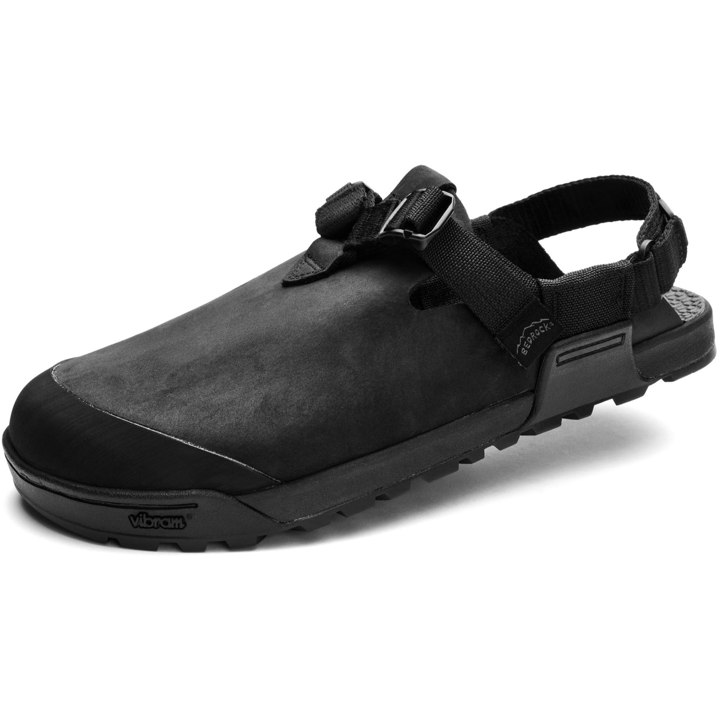 Bedrock - Mountain Clog - Nubuck Leather - Obsidian Dark Gray
