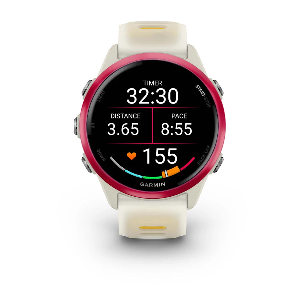 Garmin - Forerunner 570 - 42mm - Bone/Raspberry/Mango