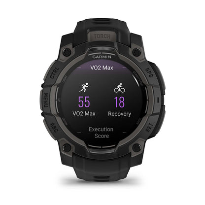 Garmin - Instinct 3 - 45mm Solar - Black/Black