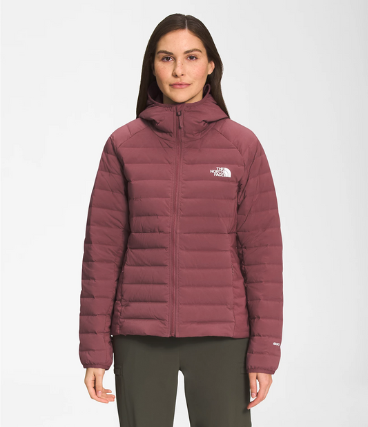 The North Face - Belleview Stretch Down Hoodie - Women's - Wild Ginger