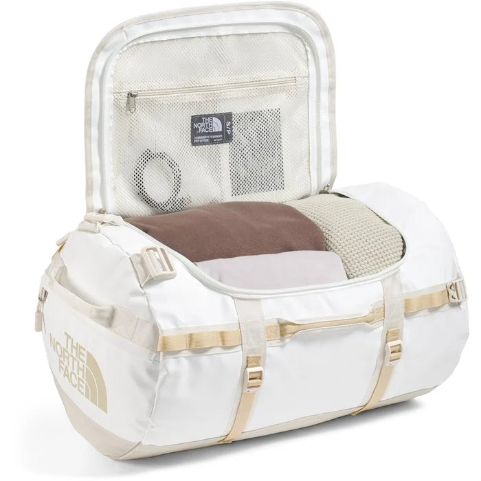 The North Face - Base Camp Duffel S - White Ash/Calacatta/Pale Khaki