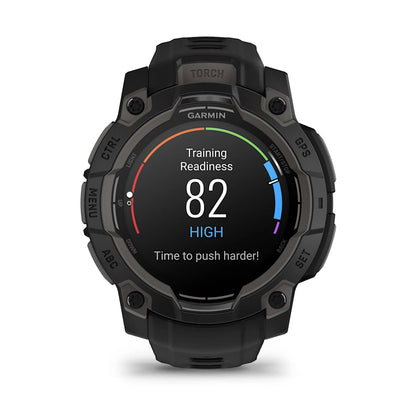 Garmin - Instinct 3 - 45mm Solar - Black/Black