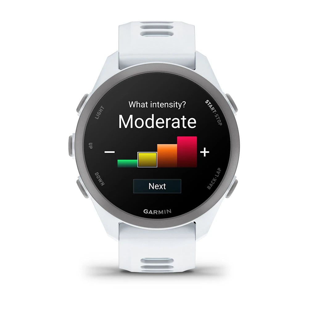 Garmin - Forerunner 170 Music - Whitestone/ Cloud Blue