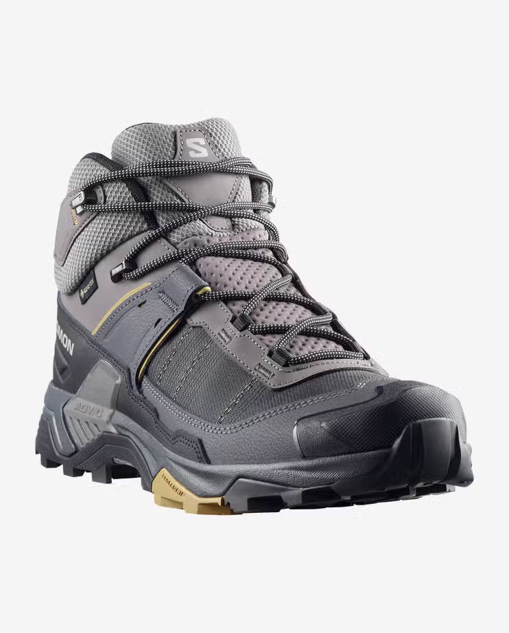 Salomon - X Ultra 5 Mid GTX M - Dark Gull Gray/Asphalt/Willow