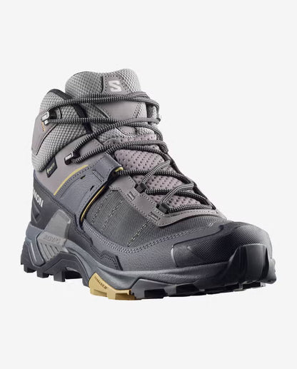 Salomon - X Ultra 5 Mid GTX M - Dark Gull Gray/Asphalt/Willow
