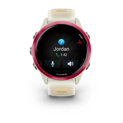 Garmin - Forerunner 570 - 42mm - Bone/Raspberry/Mango