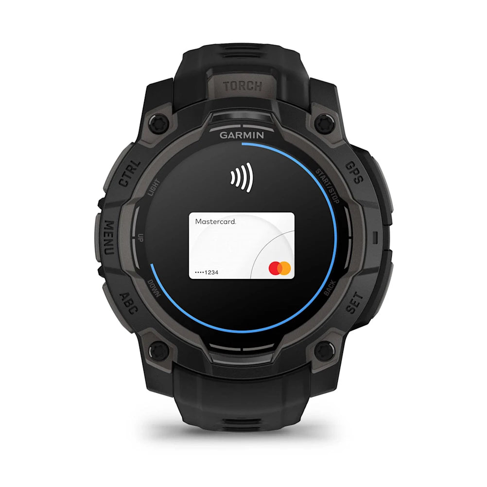 Garmin - Instinct 3 - 45mm Solar - Black/Black