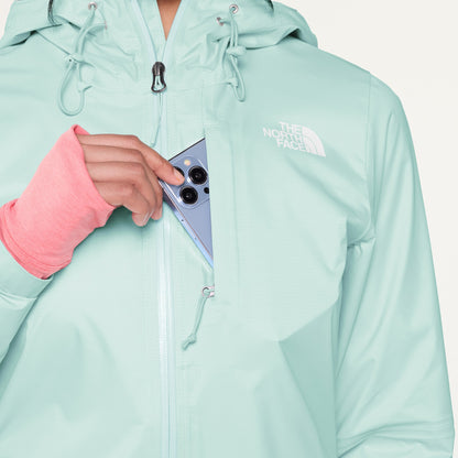 The North Face - Alta Vista Rain Jacket - Women's - Opal Frost