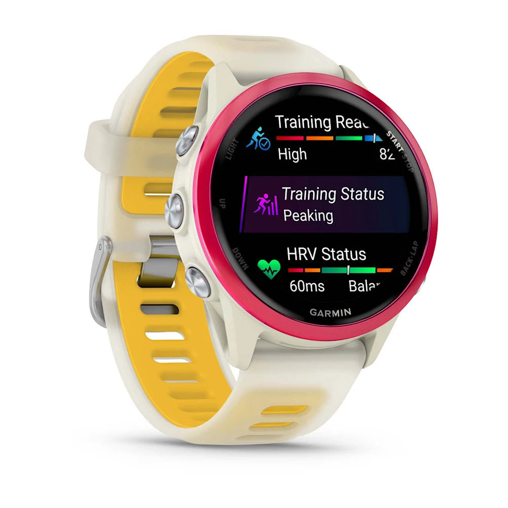 Garmin - Forerunner 570 - 42mm - Bone/Raspberry/Mango