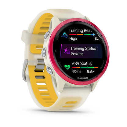 Garmin - Forerunner 570 - 42mm - Bone/Raspberry/Mango